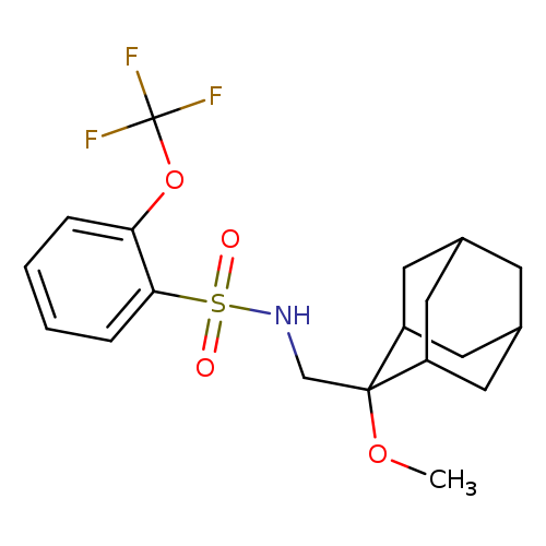 N-[(2-methoxyadamantan-2-yl)methyl]-2-(trifluoromethoxy)benzene-1-sulfonamide