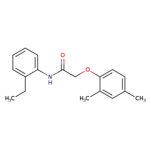 2-(2,4-dimethylphenoxy)-N-(2-ethylphenyl)acetamide
