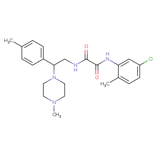 N-(5-chloro-2-methylphenyl)-N'-[2-(4-methylphenyl)-2-(4-methylpiperazin-1-yl)ethyl]ethanediamide