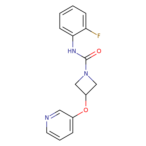 N-(2-fluorophenyl)-3-(pyridin-3-yloxy)azetidine-1-carboxamide