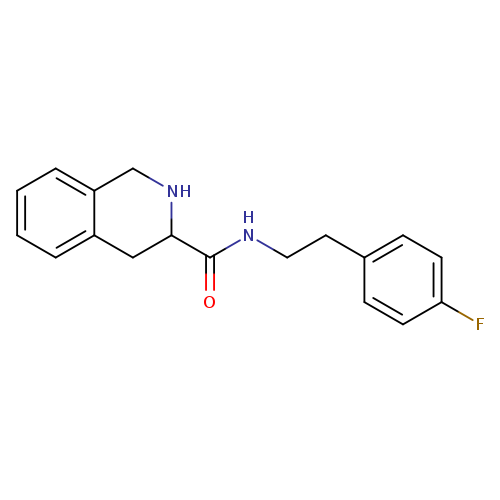 N-[2-(4-fluorophenyl)ethyl]-1,2,3,4-tetrahydroisoquinoline-3-carboxamide