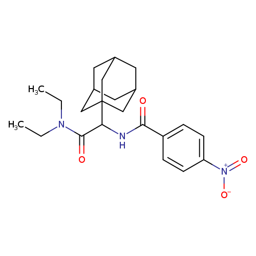 2-(adamantan-1-yl)-N,N-diethyl-2-[(4-nitrophenyl)formamido]acetamide