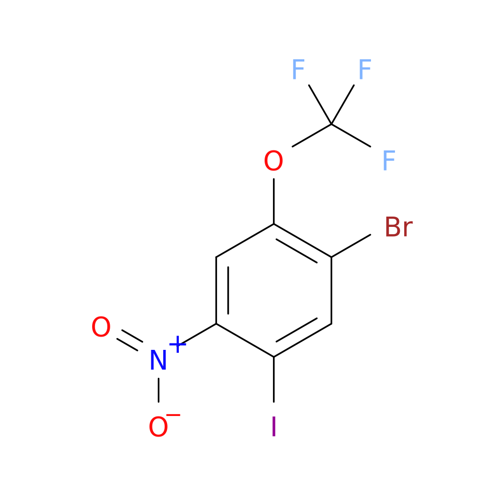 1-Bromo-5-iodo-4-nitro-2-(trifluoromethoxy)benzene