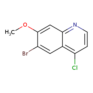6-Bromo-4-chloro-7-methoxyquinoline