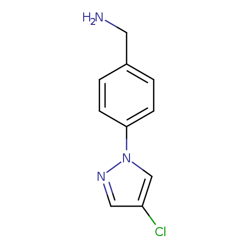 [4-(4-chloro-1H-pyrazol-1-yl)phenyl]methanamine