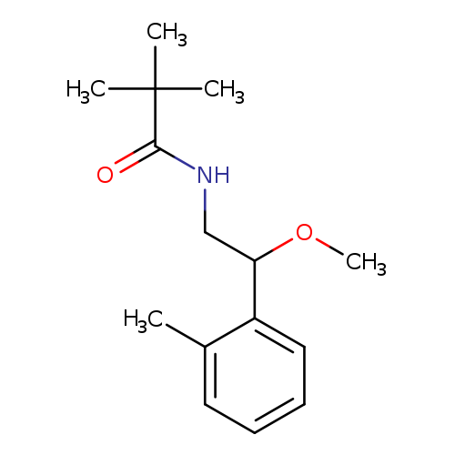 N-[2-methoxy-2-(2-methylphenyl)ethyl]-2,2-dimethylpropanamide
