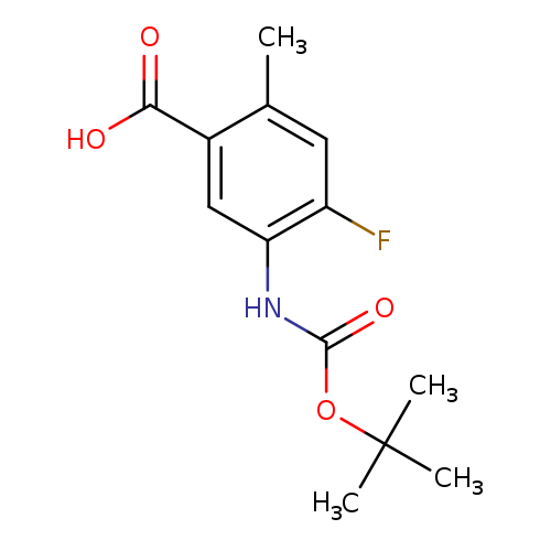 5-tert-Butoxycarbonylamino-4-fluoro-2-methyl-benzoic acid