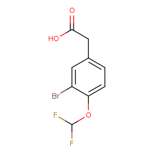 2-(3-Bromo-4-(difluoromethoxy)phenyl)acetic acid