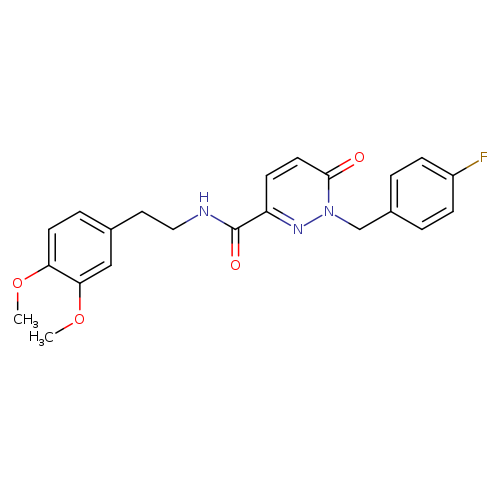 N-[2-(3,4-dimethoxyphenyl)ethyl]-1-[(4-fluorophenyl)methyl]-6-oxo-1,6-dihydropyridazine-3-carboxamide