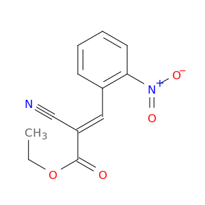 2-Propenoic acid, 2-cyano-3-(2-nitrophenyl)-, ethyl ester, (E)-