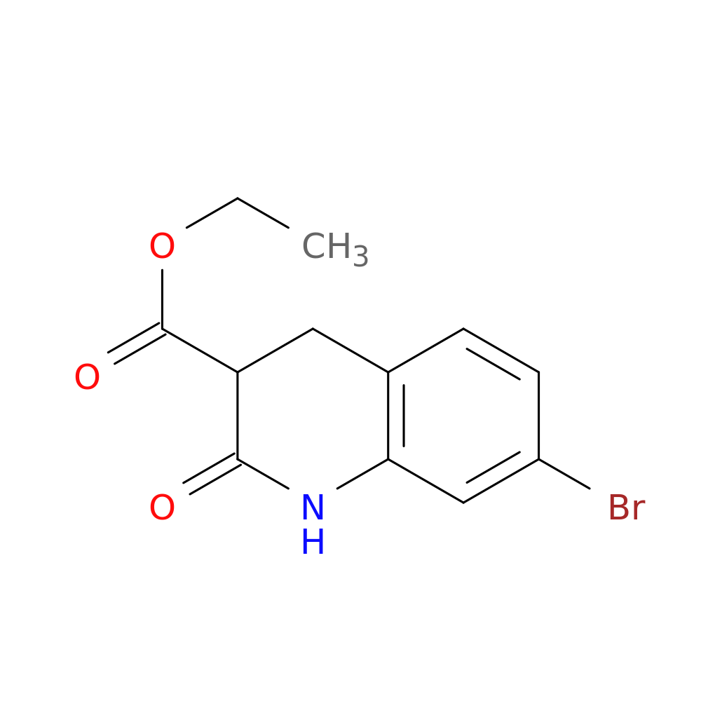 Ethyl 7-bromo-2-oxo-3,4-dihydro-1H-quinoline-3-carboxylate