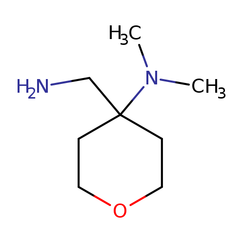 4-(Aminomethyl)-N,N-dimethyltetrahydro-2H-pyran-4-amine
