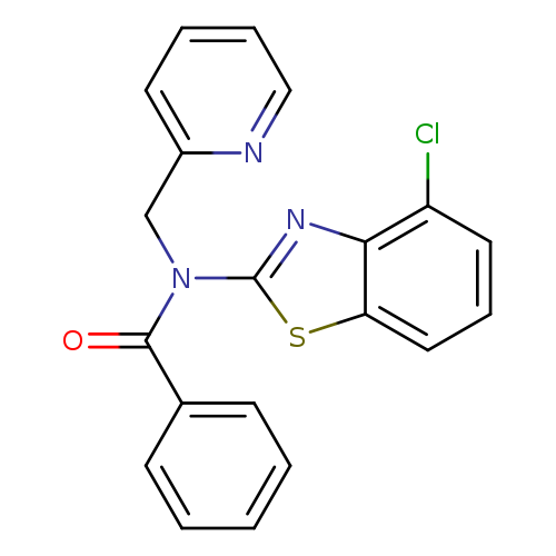 N-(4-chloro-1,3-benzothiazol-2-yl)-N-[(pyridin-2-yl)methyl]benzamide