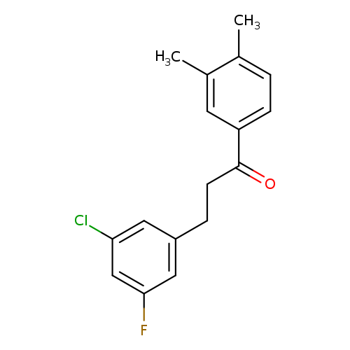 3-(3-Chloro-5-fluorophenyl)-3',4'-dimethylpropiophenone