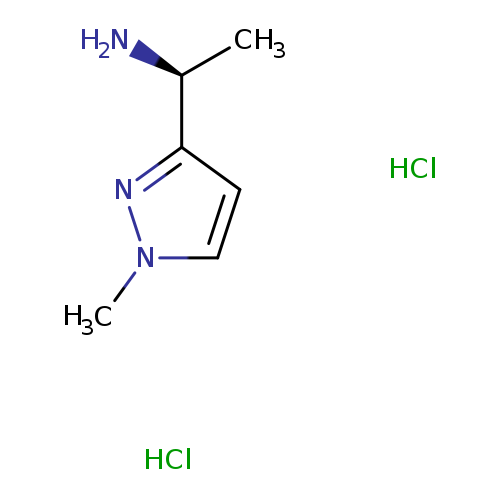 (1S)-1-(1-methyl-1H-pyrazol-3-yl)ethan-1-amine dihydrochloride