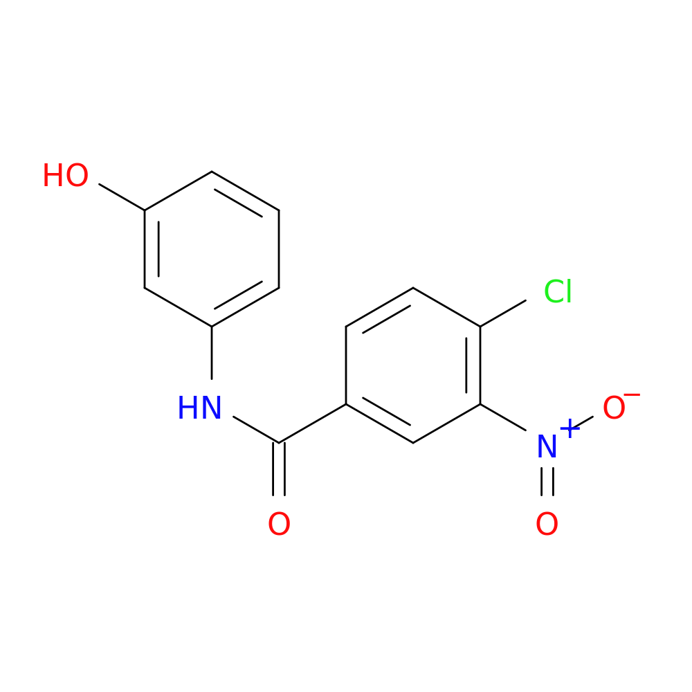 4-Chloro-n-(3-hydroxyphenyl)-3-nitrobenzamide