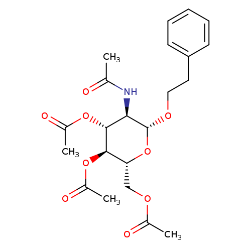 β-D-Glucopyranoside, 2-phenylethyl 2-(acetylamino)-2-deoxy-, 3,4,6-triacetate
