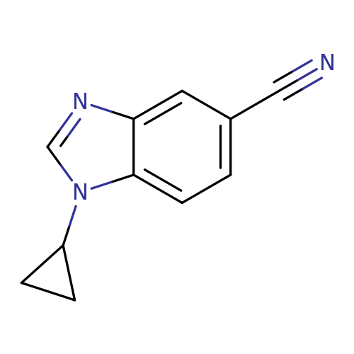 1-Cyclopropyl-1,3-benzodiazole-5-carbonitrile