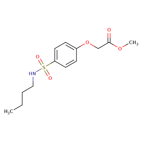 methyl {4-[(butylamino)sulfonyl]phenoxy}acetate
