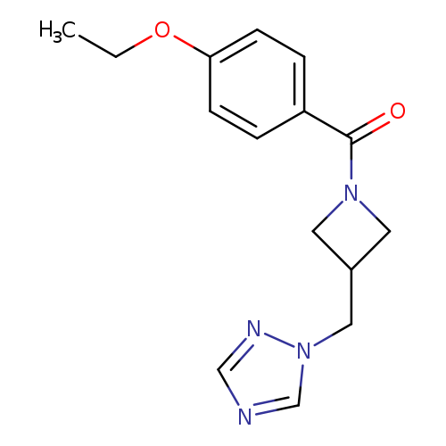 1-{[1-(4-ethoxybenzoyl)azetidin-3-yl]methyl}-1H-1,2,4-triazole