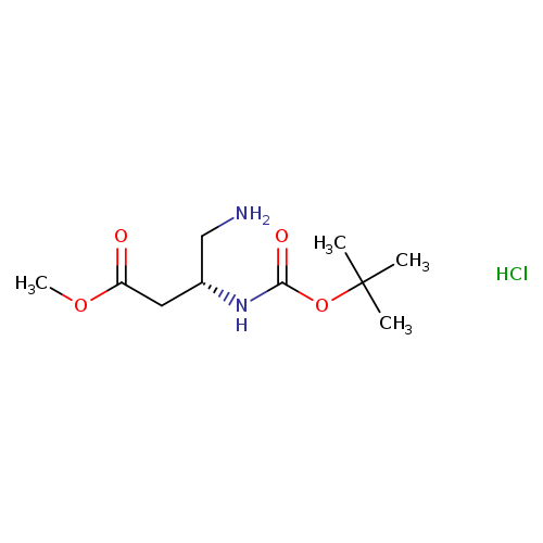 methyl (3R)-4-amino-3-{[(tert-butoxy)carbonyl]amino}butanoate hydrochloride