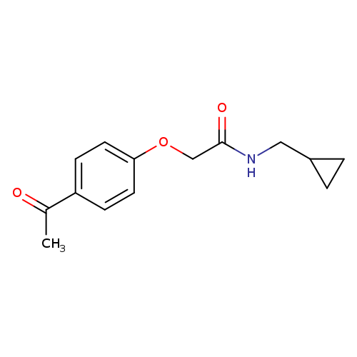2-(4-Acetylphenoxy)-n-(cyclopropylmethyl)acetamide