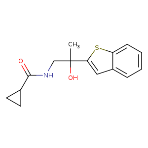 N-[2-(1-benzothiophen-2-yl)-2-hydroxypropyl]cyclopropanecarboxamide