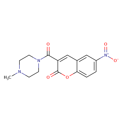 3-(4-methylpiperazine-1-carbonyl)-6-nitro-2H-chromen-2-one