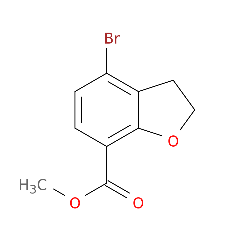 methyl 4-bromo-2,3-dihydro-1-benzofuran-7-carboxylate