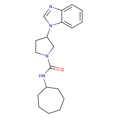 3-(1H-1,3-benzodiazol-1-yl)-N-cycloheptylpyrrolidine-1-carboxamide