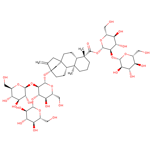 (4R)-13-[[2-O-(β-D-Glucopyranosyl)-3-O-(β-D-glucopyranosyl)-β-D-glucopyranosyl]oxy]kaur-16-en-18-oic acid 2-O-(β-D-glucopyranosyl)-β-D-glucopyranosyl ester