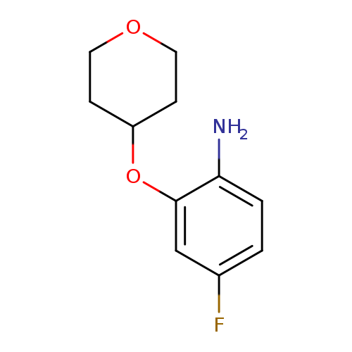 4-fluoro-2-(oxan-4-yloxy)aniline