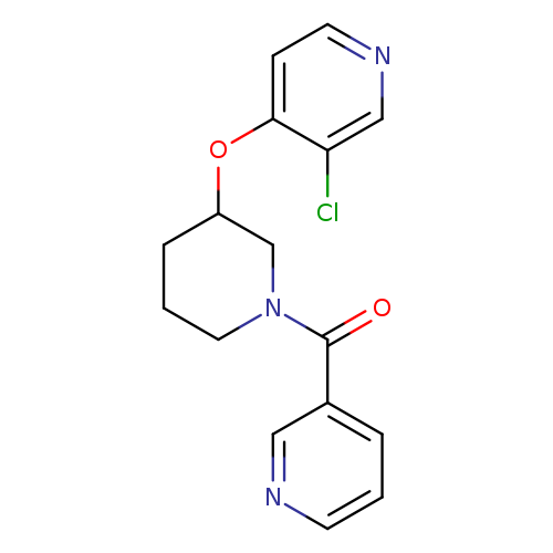 3-chloro-4-{[1-(pyridine-3-carbonyl)piperidin-3-yl]oxy}pyridine
