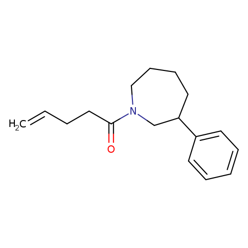 1-(3-phenylazepan-1-yl)pent-4-en-1-one