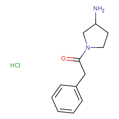 1-(3-aminopyrrolidin-1-yl)-2-phenylethan-1-onehydrochloride
