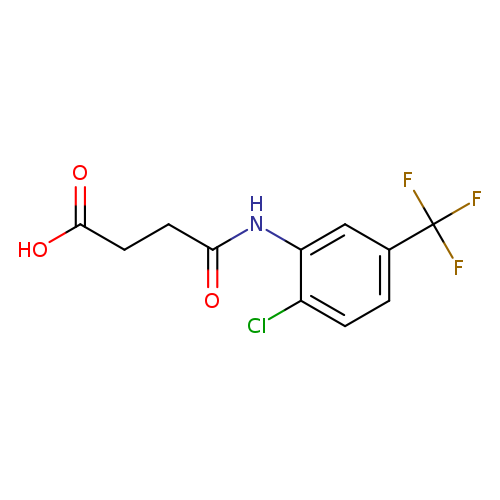4-{[2-chloro-5-(trifluoromethyl)phenyl]amino}-4-oxobutanoic acid