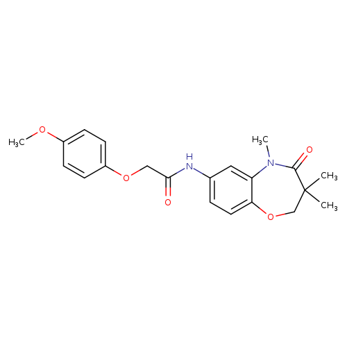 2-(4-methoxyphenoxy)-N-(3,3,5-trimethyl-4-oxo-2,3,4,5-tetrahydro-1,5-benzoxazepin-7-yl)acetamide
