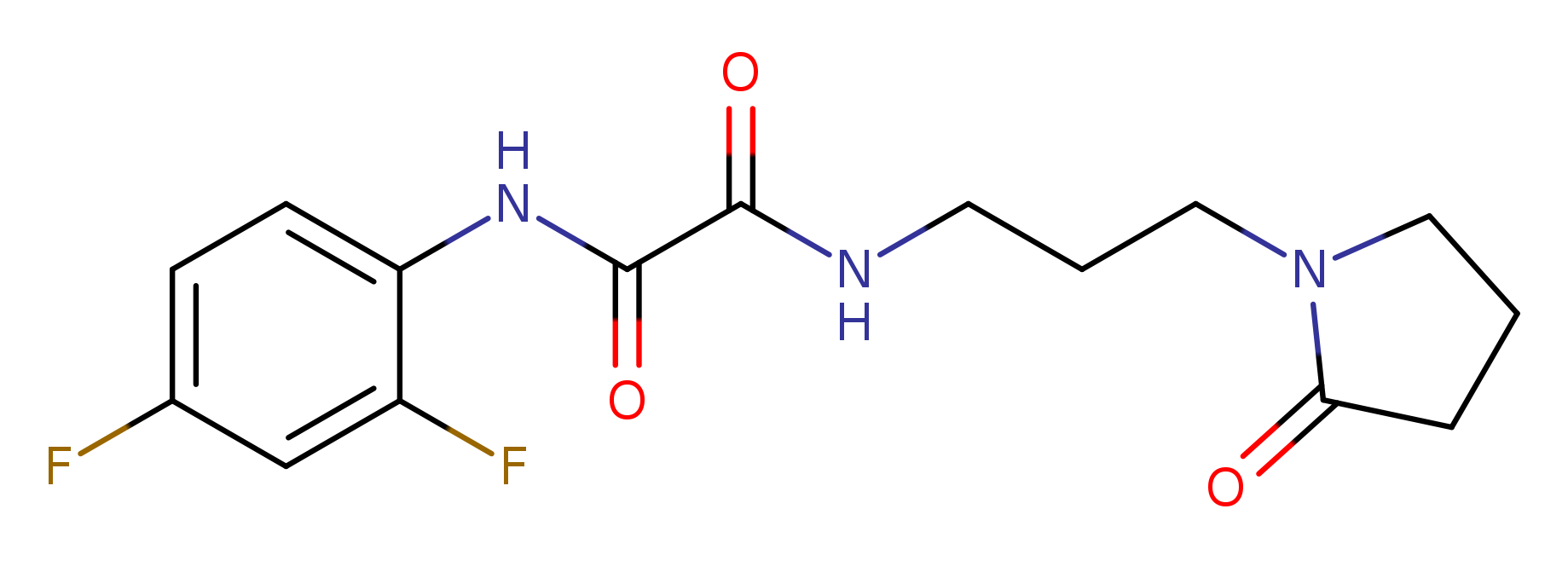 N'-(2,4-difluorophenyl)-N-[3-(2-oxopyrrolidin-1-yl)propyl]ethanediamide