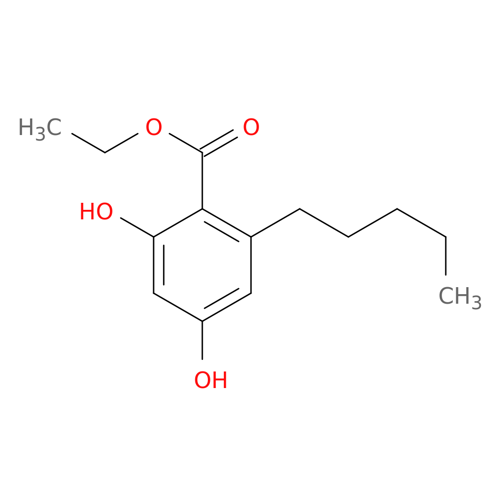 BENZOIC ACID, 2,4-DIHYDROXY-6-PENTYL-, ETHYL ESTER