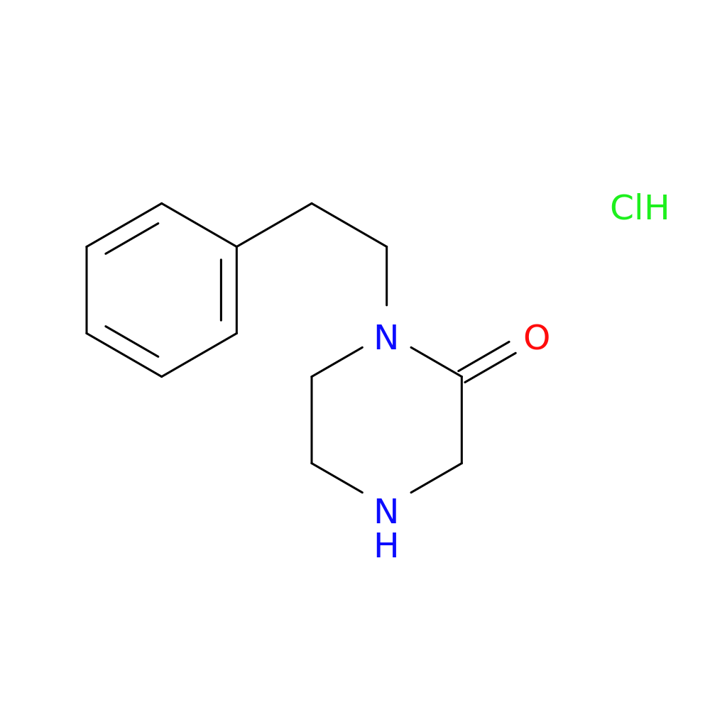 1-(2-phenylethyl)-2-piperazinone hydrochloride