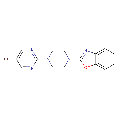 2-[4-(5-bromopyrimidin-2-yl)piperazin-1-yl]-1,3-benzoxazole