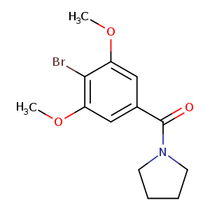 1-(4-bromo-3,5-dimethoxybenzoyl)pyrrolidine