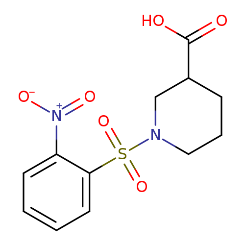 1-[(2-NITROPHENYL)SULFONYL]PIPERIDINE-3-CARBOXYLIC ACID
