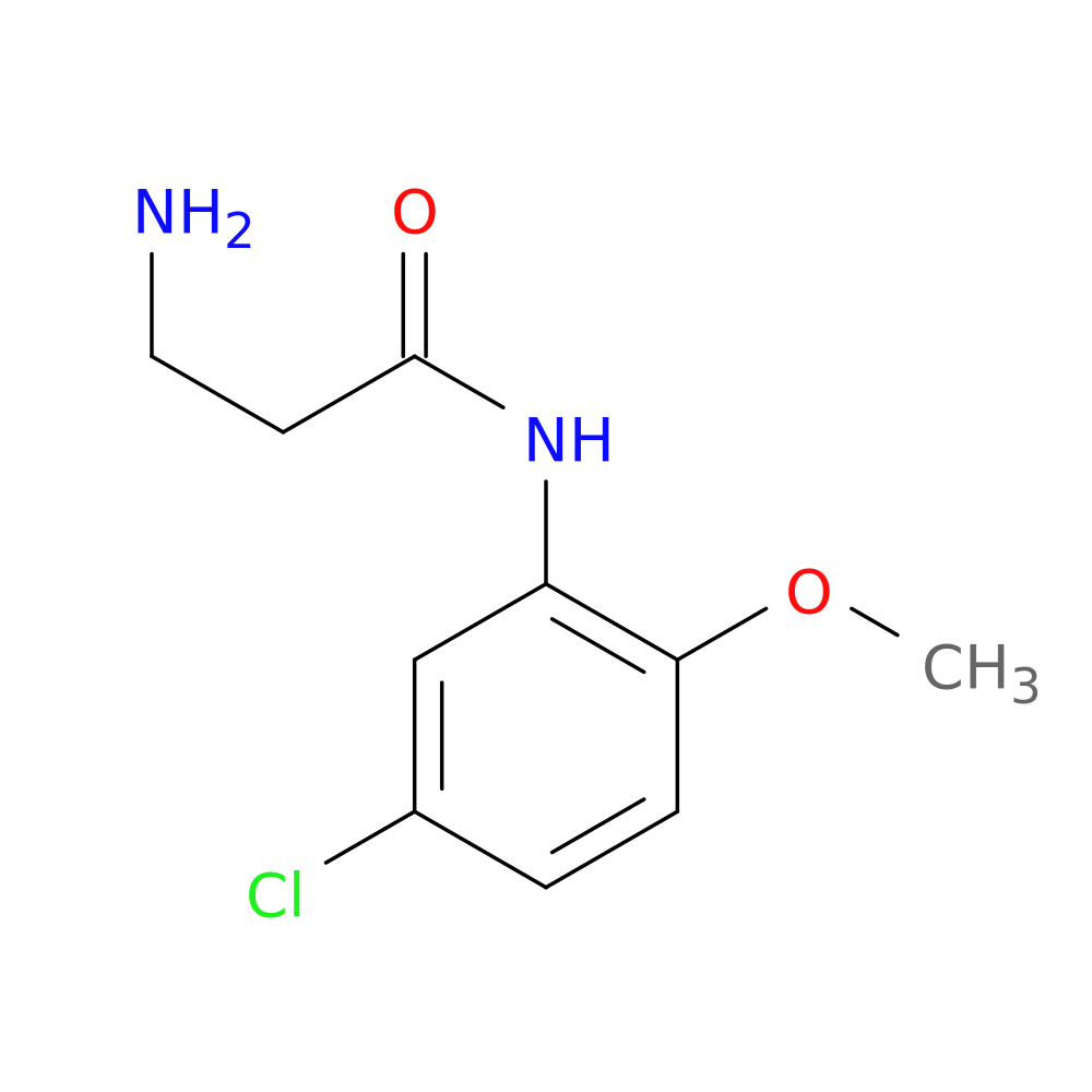 3-amino-N-(5-chloro-2-methoxyphenyl)propanamide