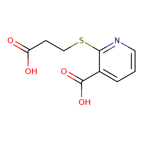 2-[(2-carboxyethyl)sulfanyl]nicotinic acid