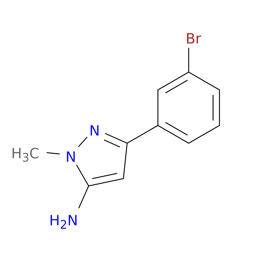 5-(3-Bromophenyl)-2-methylpyrazol-3-amine