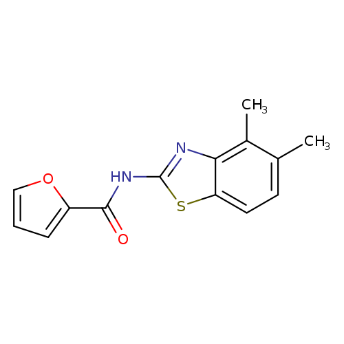 N-(4,5-dimethyl-1,3-benzothiazol-2-yl)furan-2-carboxamide