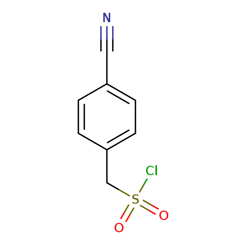 (4-Cyanophenyl)methanesulfonyl chloride