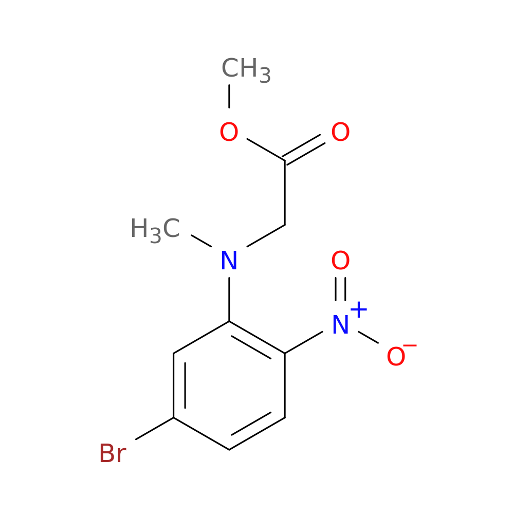 methyl 2-[(5-bromo-2-nitrophenyl)(methyl)amino]acetate
