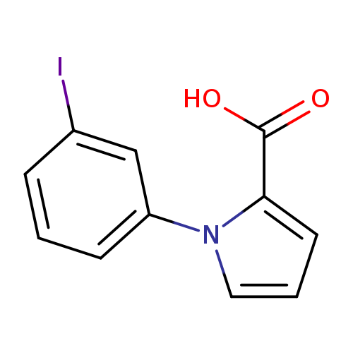 1-(3-iodophenyl)-1H-pyrrole-2-carboxylic acid